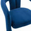 Ensemble de 2 fauteuils d'appoint / de salle à manger / de barils en tissu de velours de conception contemporaine (velours)-1572694037