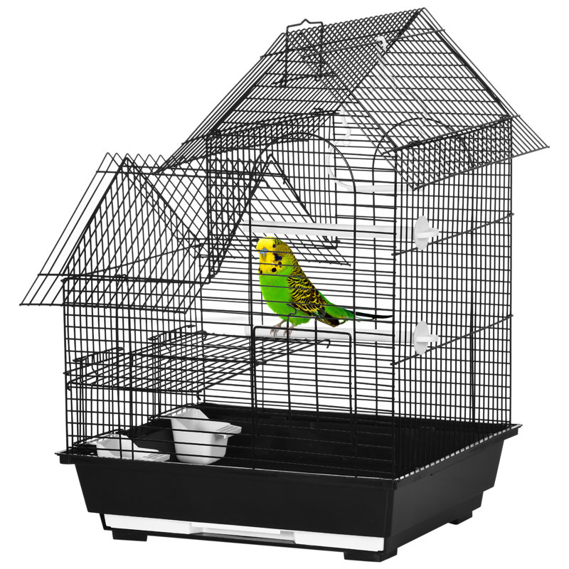 Johana 47cm Steel Pointed Top Table Top Bird Cage with Perch
