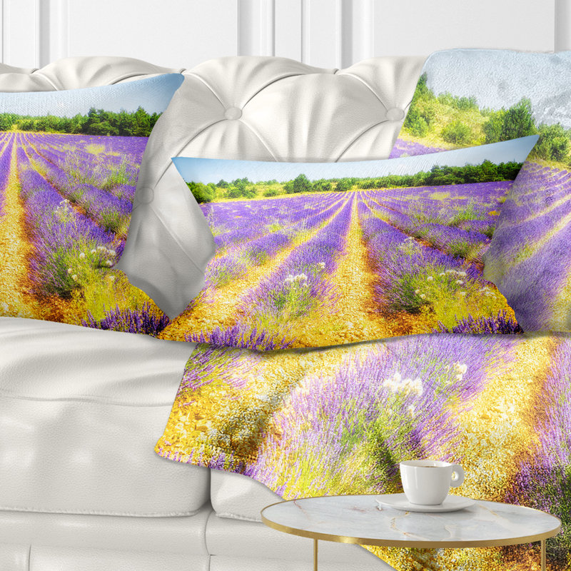 Coussin lombaire floral magnifique