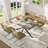 55.11-70.86in Rectangular Extendable Dining Table Set-1102996173-1102996169-1087116900