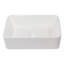 Lavabo de salle de bain rectangulaire 19 po x 14,5 po x 5,5 po en céramique blanche