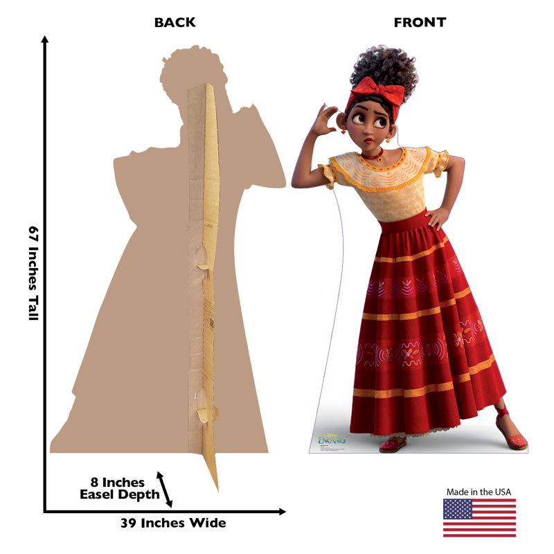 48'' Dolores Encanto Cardboard Standee with Red Dress