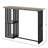 Rectangular Industrial Counter Height Table - 2 Shelves, Oak And Sandy Black Dining Oak,