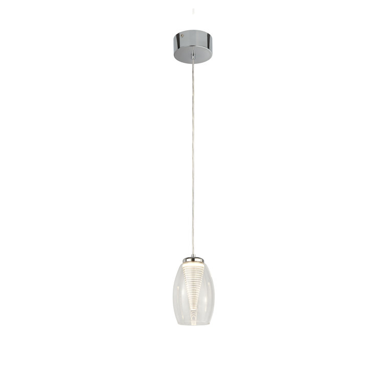 Ruari 1 - Light Chrome LED Single Pendant