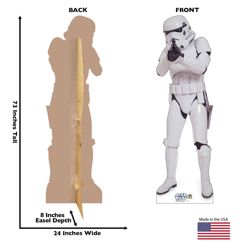 Advanced Graphics 73'' White Cardboard Stormtrooper Standup