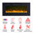 Pacific Heat Black Electric Fireplace-27793397