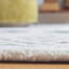 Brizendine Hand Tufted Wool/Cotton Striped Rug in Ivory/Blue-972651940