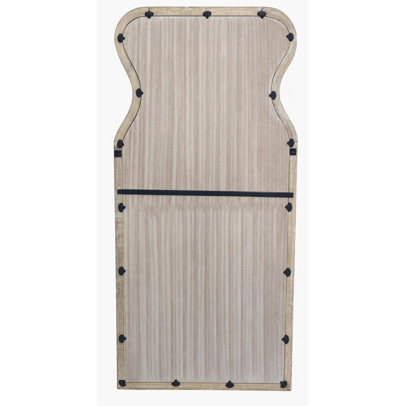 Decorative Full Length Wall Mirror with Mango Wood Frame 70"