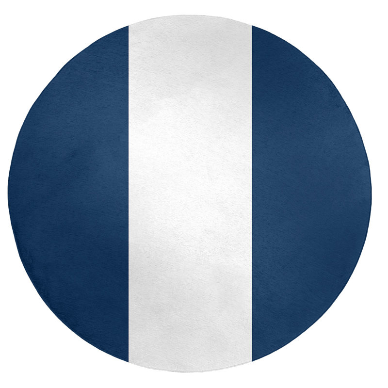Chenille Indoor Rug, Round 5'