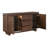 Harper 60" W Transitional Sideboard — Trestle Base · Adjustable Shelving · Walnut Finish