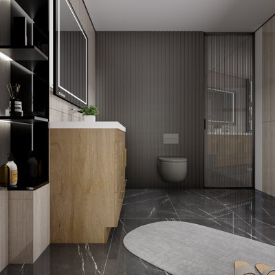 Kyng 48" W Double Bathroom Vanity