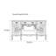 Buffet en bois de style français élégant-1738498117