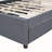 Upholstered Platform Bed with 2 Drawers and 1 Trundle, Classic Headboard Design-1223924941-1223924937