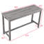 Bar Table Set With Power Outlet, Bar Table And Chairs Set, 4 Piece Dining Table Set, Industrial Breakfast Table Set, For Living Room, Dining Room, Game Room-95564658