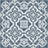Gracia Blue  Easy to Clean Vinyl Mat-1235222791