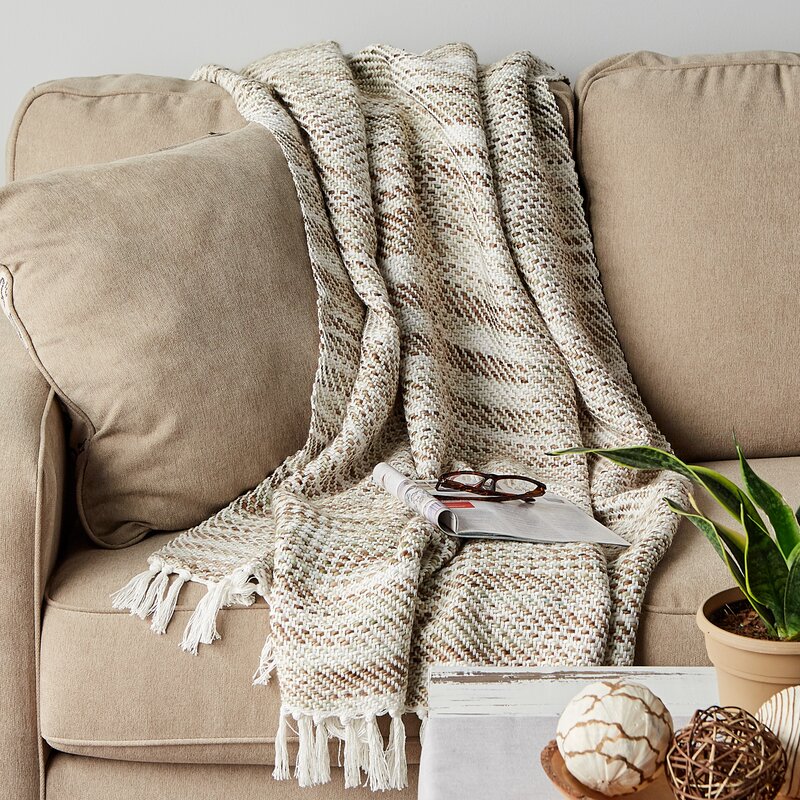 Gracie Oaks Quevedo Handmade Throw Blanket & Reviews | Wayfair