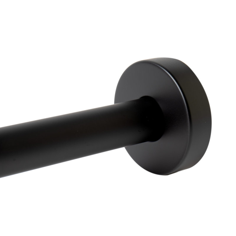 Bras de douche, Noir mat