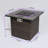 30Inch Outdoor Fire Table Propane Gas Fire Pit Table With Lid Gas Fire Pit Table With Glass Rocks And Rain Cover