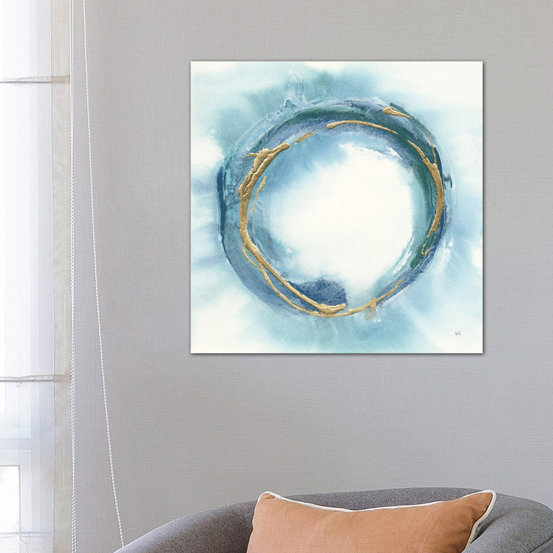 Buddha Enso by Chris Paschke - 1 Piece Wrapped Canvas Wall Art, 66.04 cm H x 66.04 cm W x 1.91 cm D