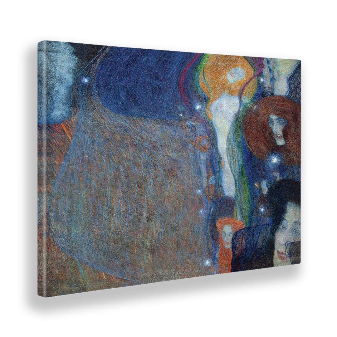 Kunstdruck Fatuous Fires von Gustav Klimt