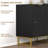Modern Sideboard Buffet Cabinet with Storage, Wood Storage Cabinet with Adjustable Shelf, Console Table with Doors-646348959-646348956