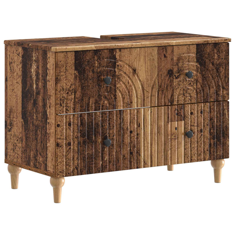 Bathroom Storage, Old Wood