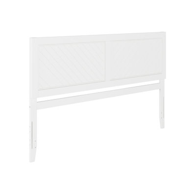 Emmitte Solid Wood Rustic Chevron Headboard