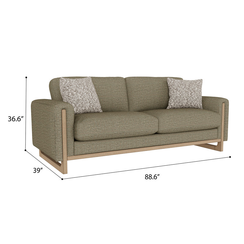 Brunelle 67" Upholstered Sofa, 3