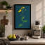 Yellow Bloom Centered Botanical - Wrapped Canvas-767065573-767065579