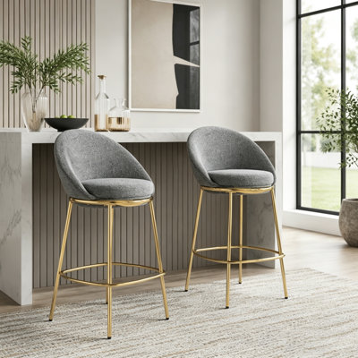 Ensemble de tabouret de bar intérieur en métal
