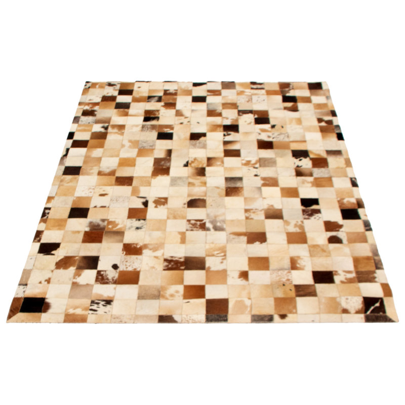 Tapis ivoire / brun / gris Waco