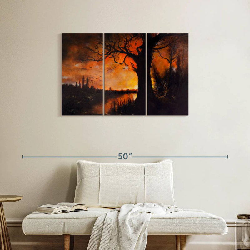 Alvord Halloween Landscape, 24" H x 38" W
