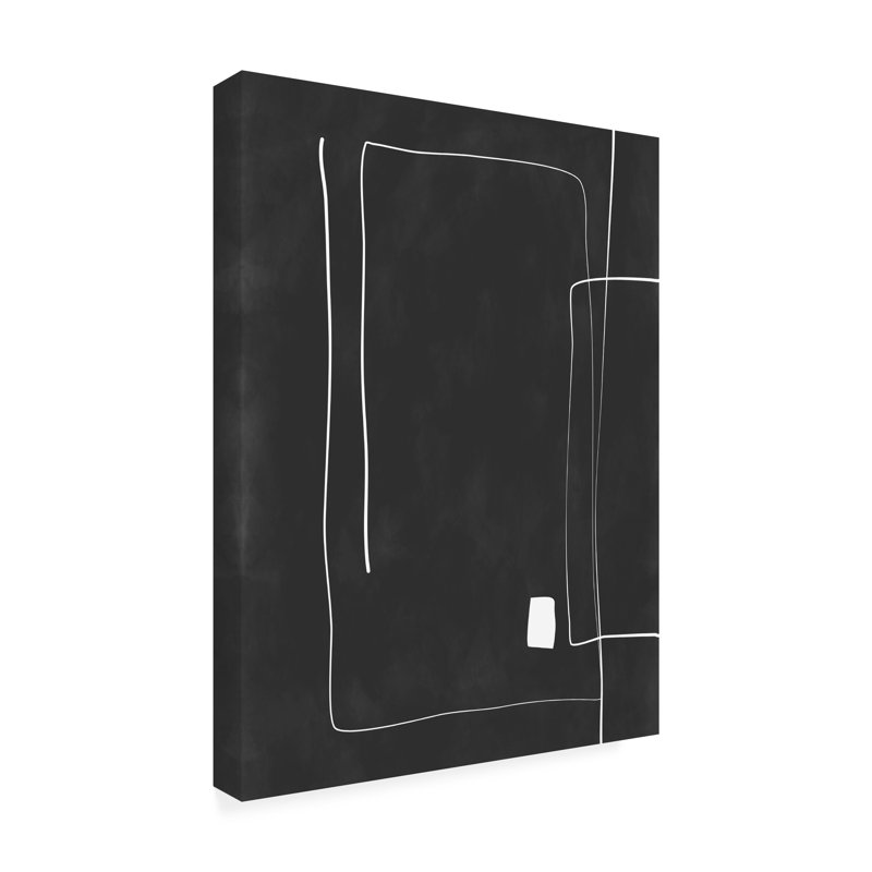 «Ologia bolologia »sur toile par Elena Ristova, H 47 po x l 35 po x P 1,5 po