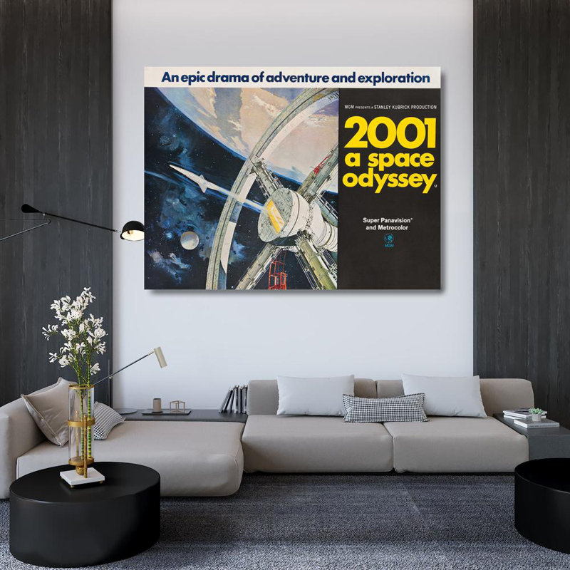 2001 A Space Odyssey, 36" H x 48" W