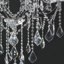Lustre en cristal 8 lumières 29 po 8 lumières
