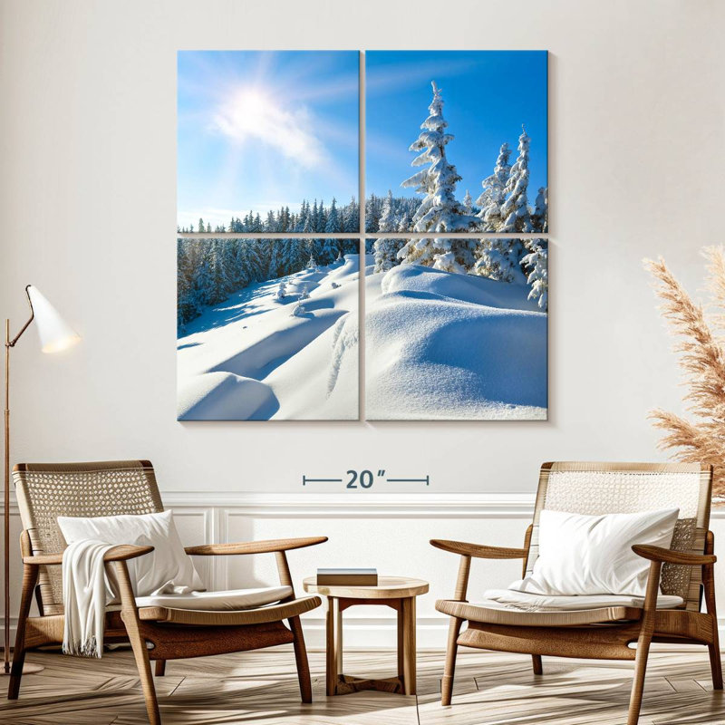 Alvord Sunny Day Winter, 57" H x 57" W