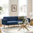 76.8'' Velvet Convertible Sofa-1695102644
