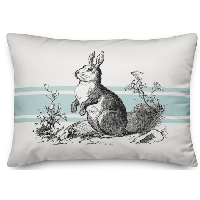 Coussin lombaire à rayures rétro Hippity Hoppity