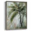 Palmier tropical II, reproduction encadrée - bois massif 50001-1795827313