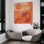  «Abstract 3» par Erin Clark, art mural en verre acrylique, 36 po x 36 po-528169509