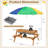Callicoon Kids 2 Piece Solid Wood Rectangular Outdoor Table Or Chair and Chair Set