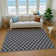 Premium Machine Washable Uran AMF140 Black Rug