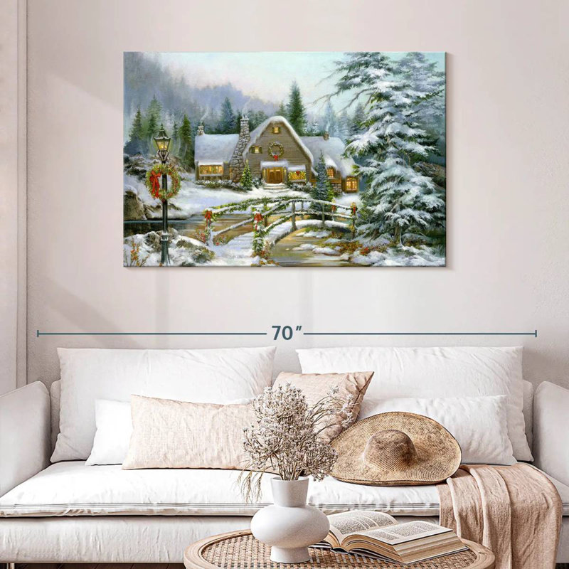 Hiver Noël, H 30 po x l 45 po