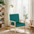 Bleona Velvet Accent Chair For Living Room, Mid Century Modern Relaxing Armchair With Solid Wood Frame & Soft Cushion, Reading Leisure Chair With Back-107227492