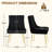 Velvet Upholstered Side Chair With Gold Legs -5490006-4465762