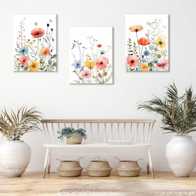 3 Piece Wrapped Canvas Print