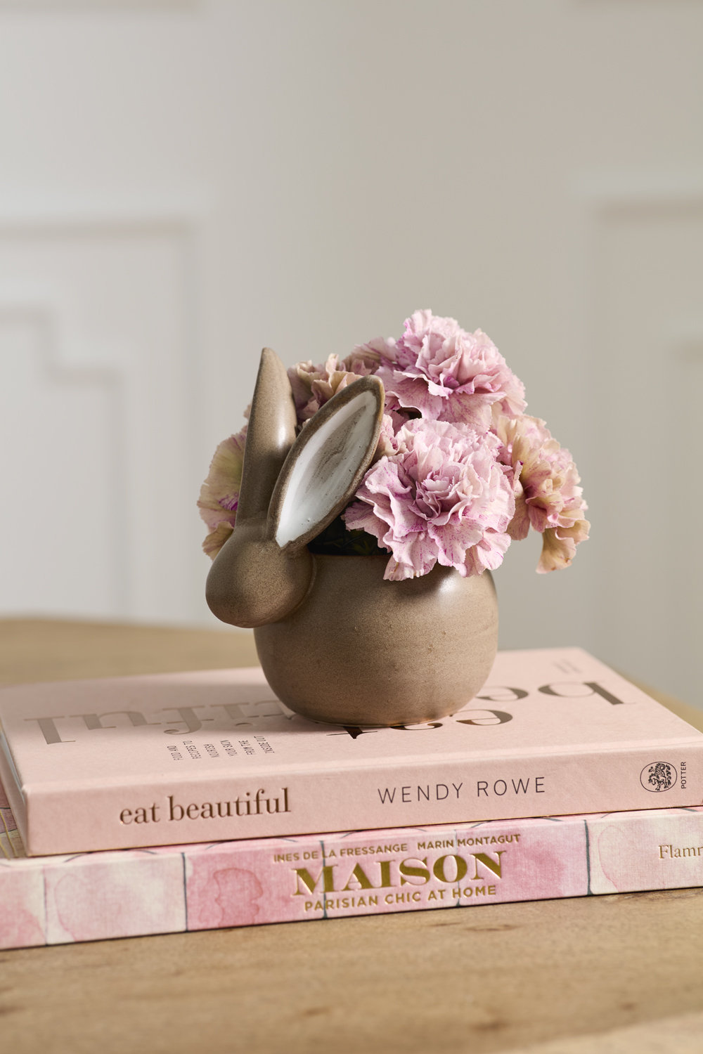Chocolate Bunny Pot 5"x 3.75"x 5.5"