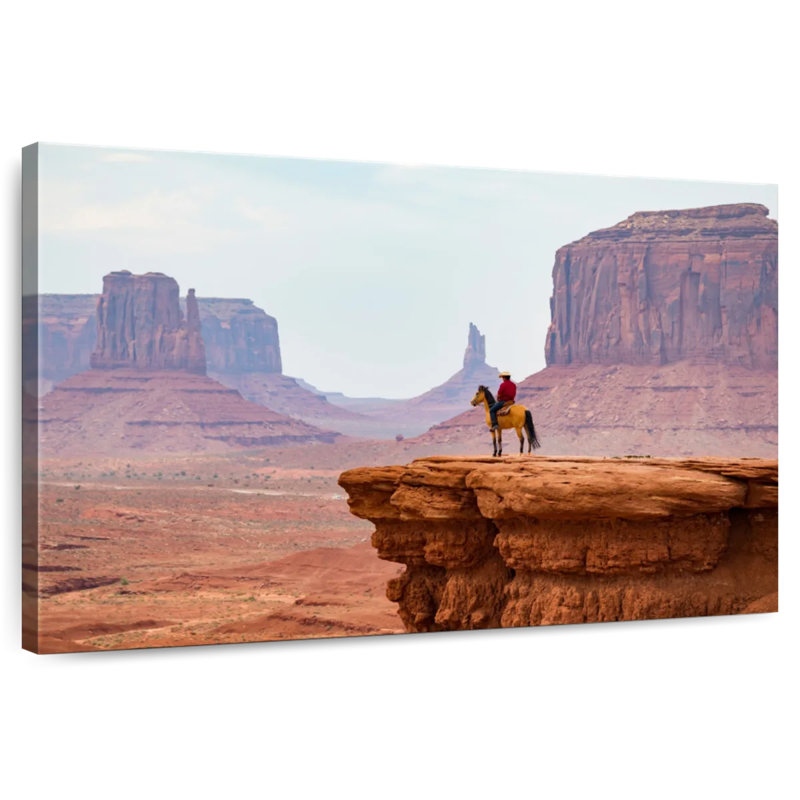 Lelar Cowboy Of Monument Valley, 30" H x 45" W