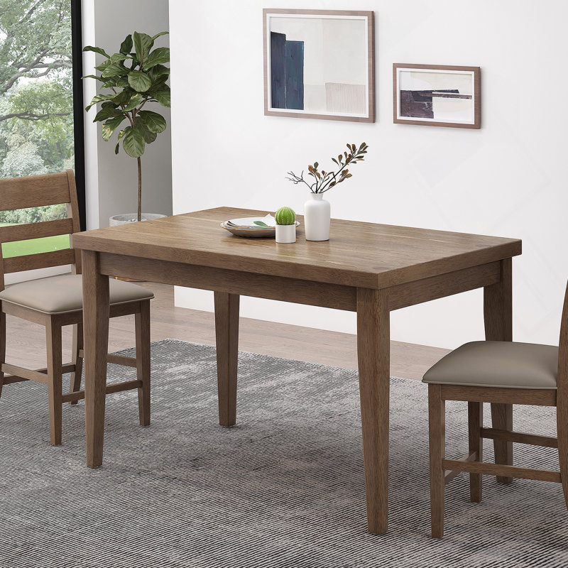 Table de salle à manger rectangulaire 1 pièce sans chaise