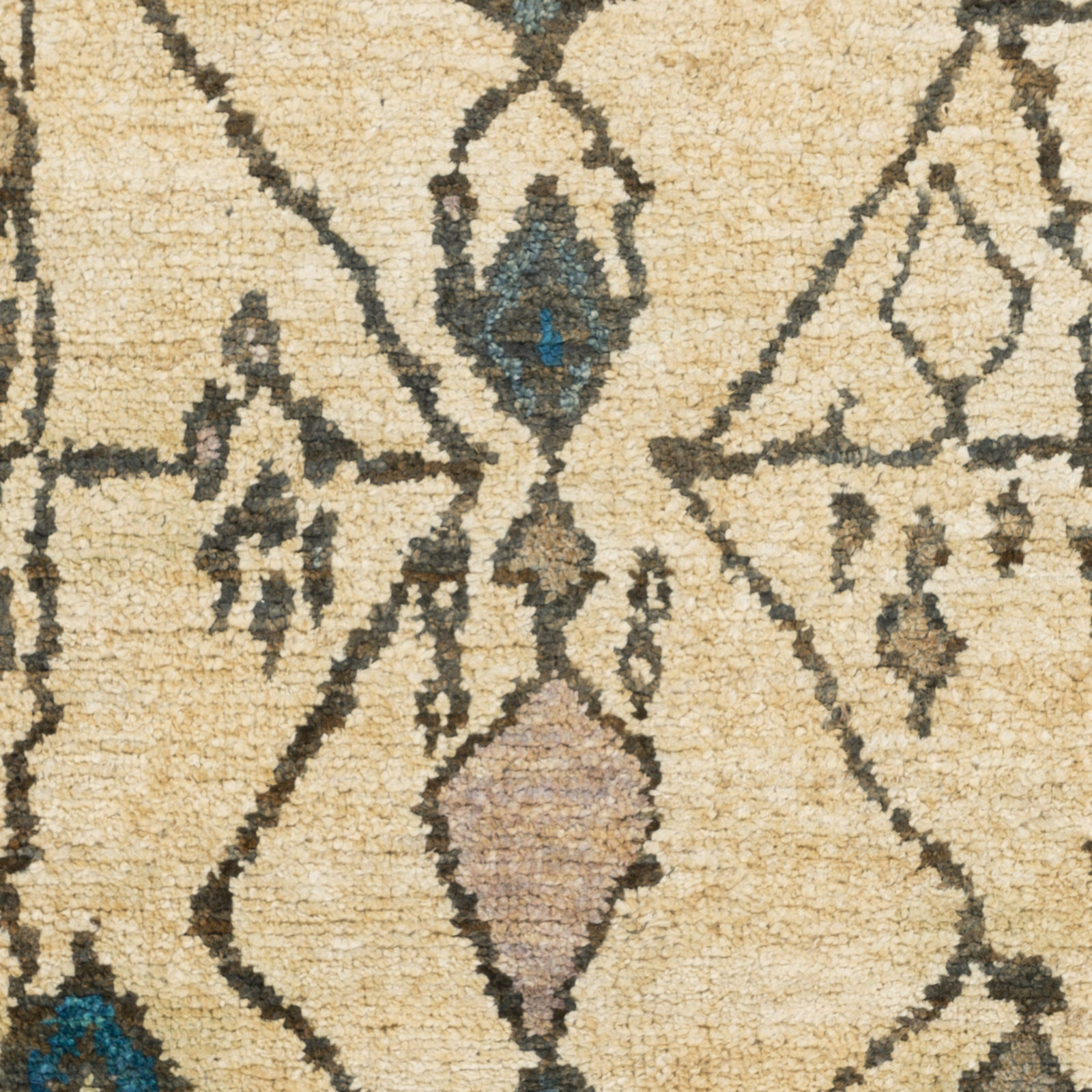 Semele Brown Hand-Knotted Jute Rug, Rectangle 8' x 10'